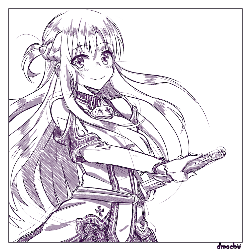 Sword Sketch Print 1
