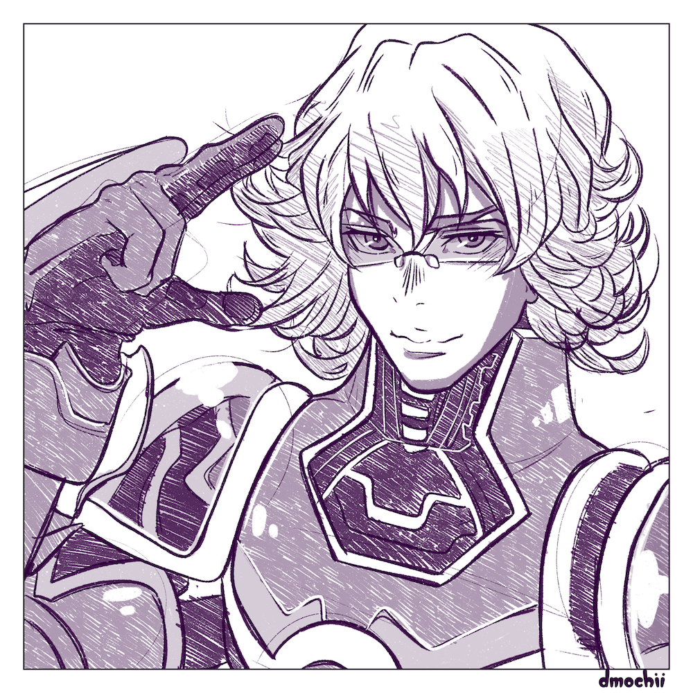 Tiger Bunny Sketch Print 1