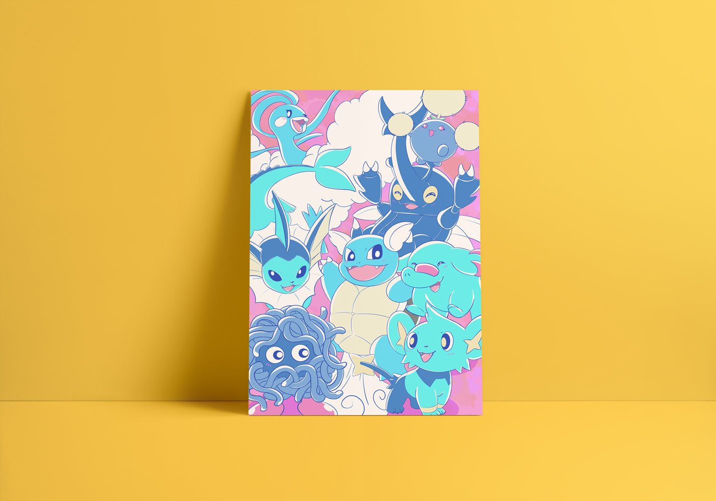 Blue PokéPals Print