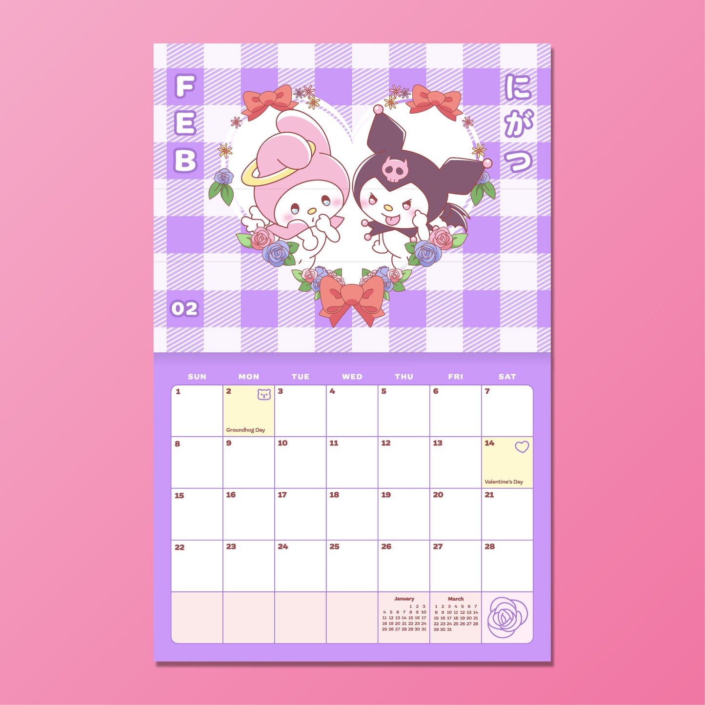 Kitty & Friends 2026 Calendar