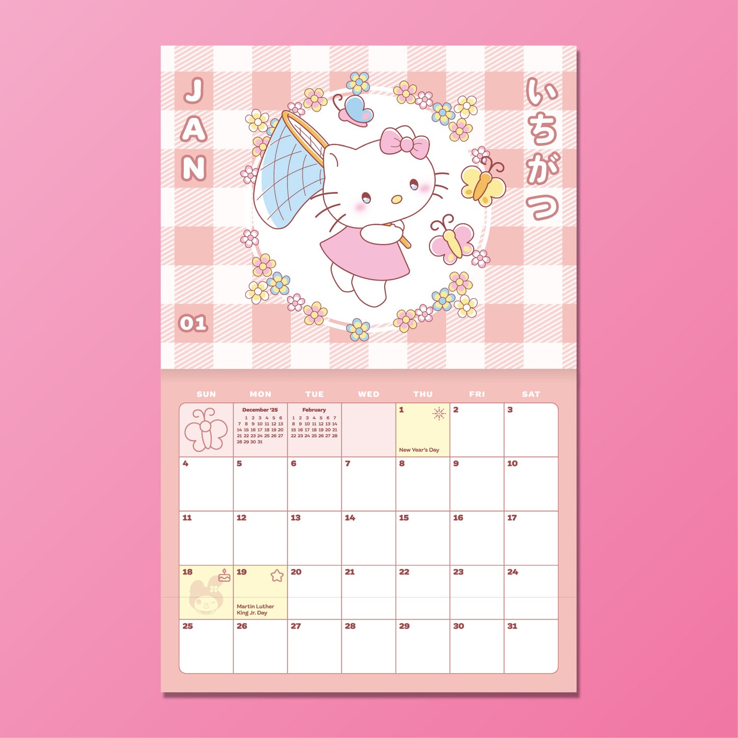 Kitty & Friends 2026 Calendar