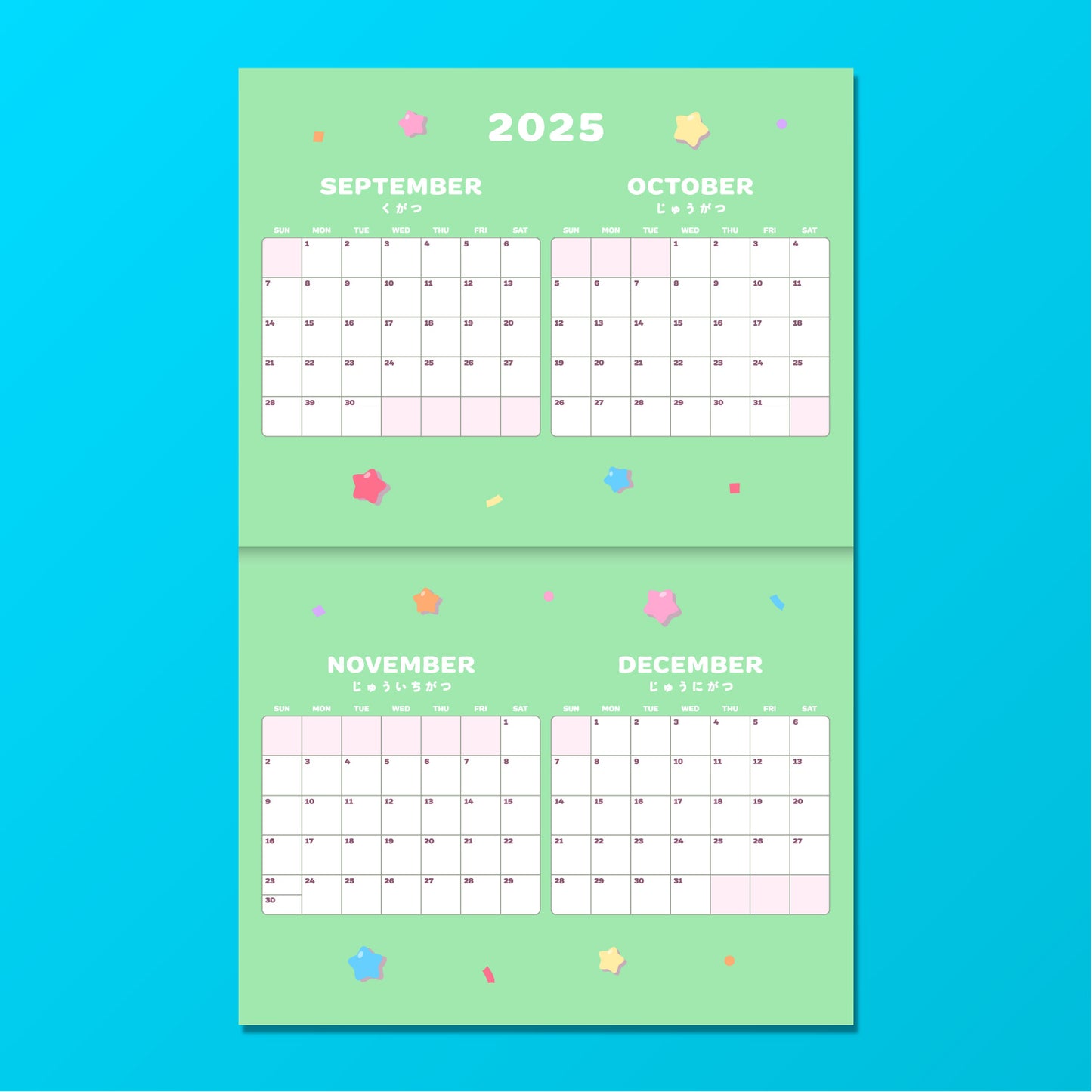 Poyo Poyo 2026 Calendar