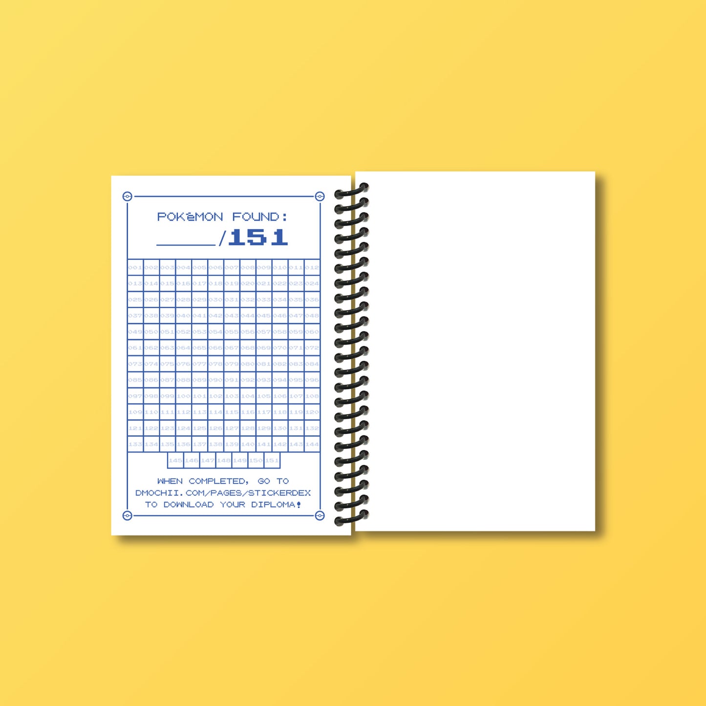 Gen 1 Stickerdex