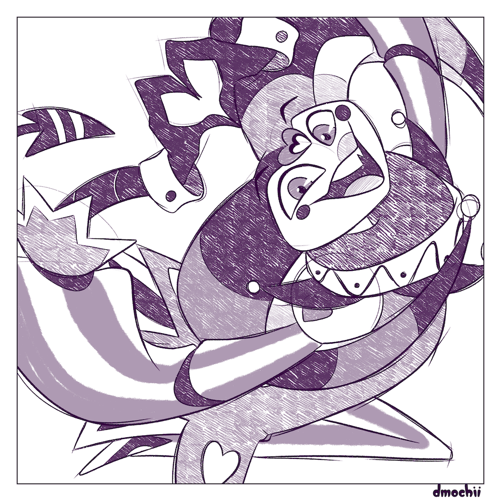 Hell Boss Sketch Print 2