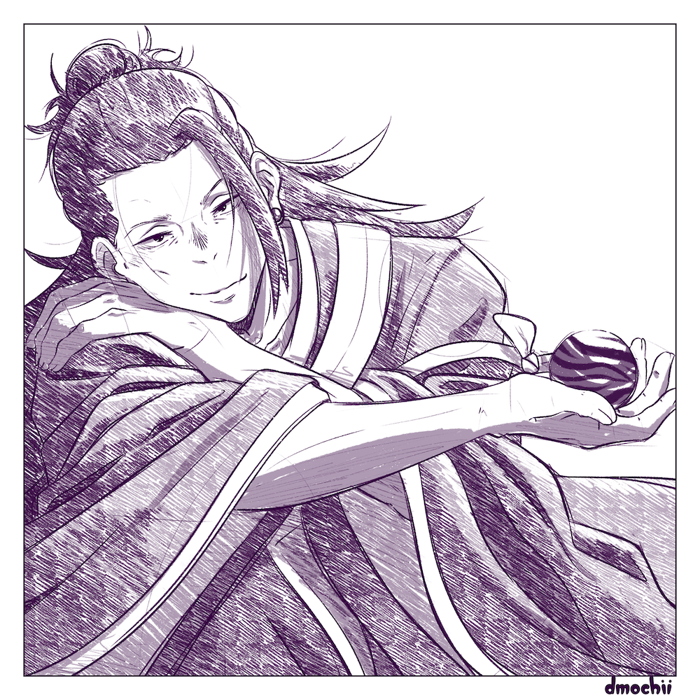 Jujutsu Sketch Print 2