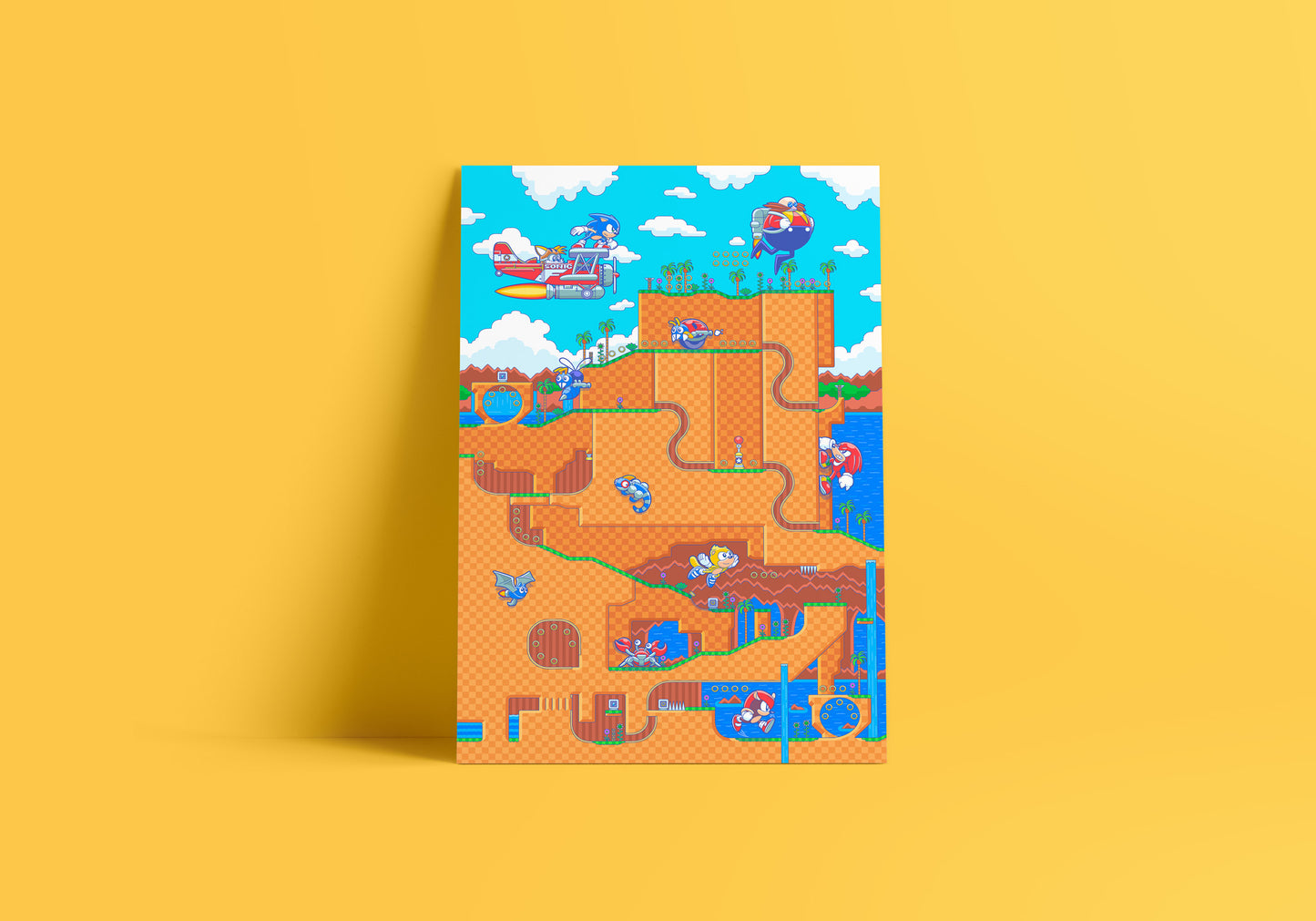 Green Hill Map Print