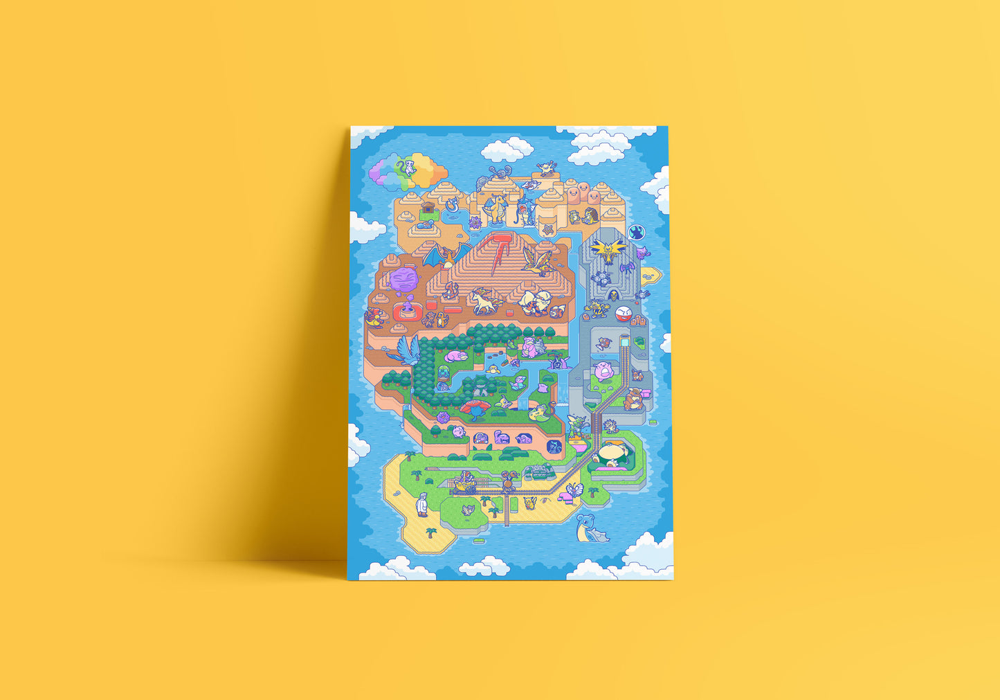 PokéSnap Map Print