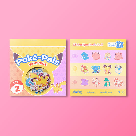 PokéPals Set 2 Sticker Pack