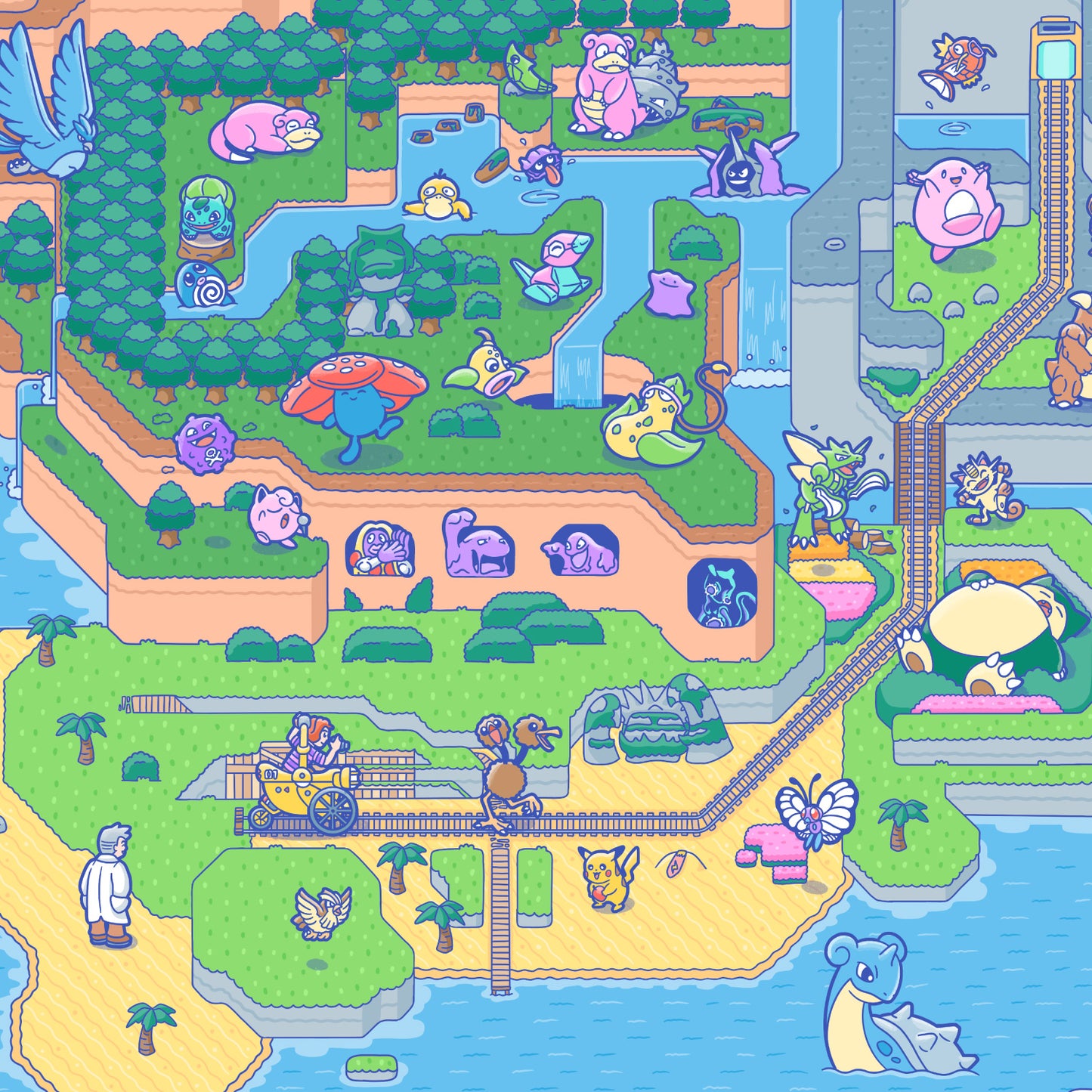PokéSnap Map Print