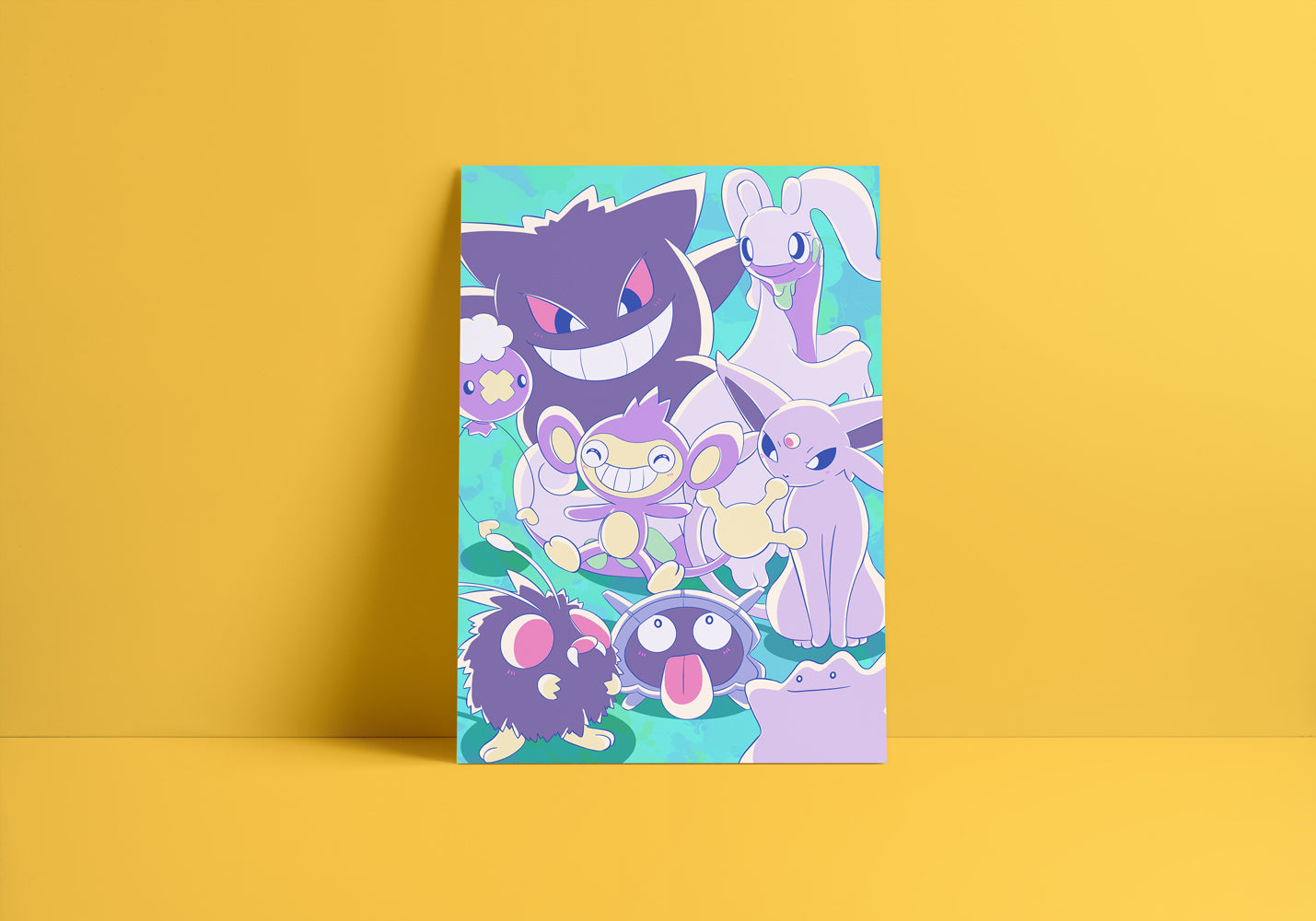 Purple PokéPals Print
