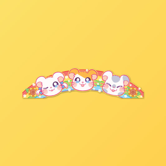 HamHam Rainbow Sticker
