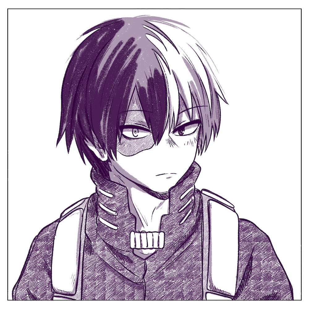 My Hero Sketch Print 12