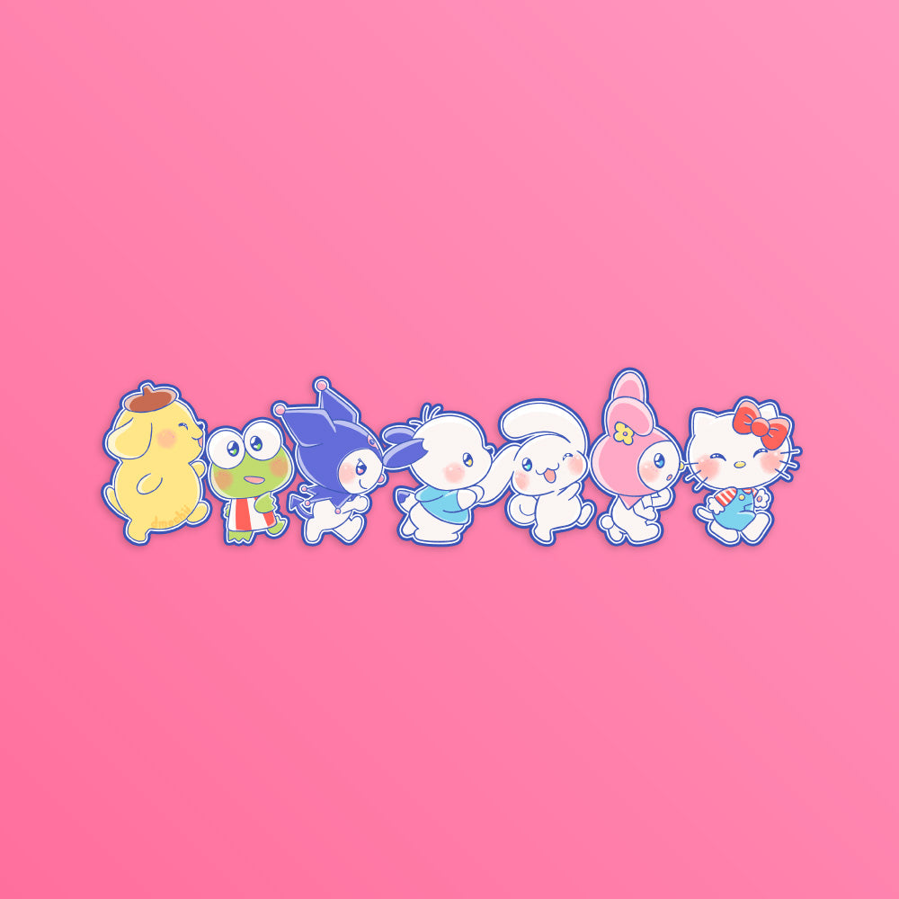 Hello Friends Decal
