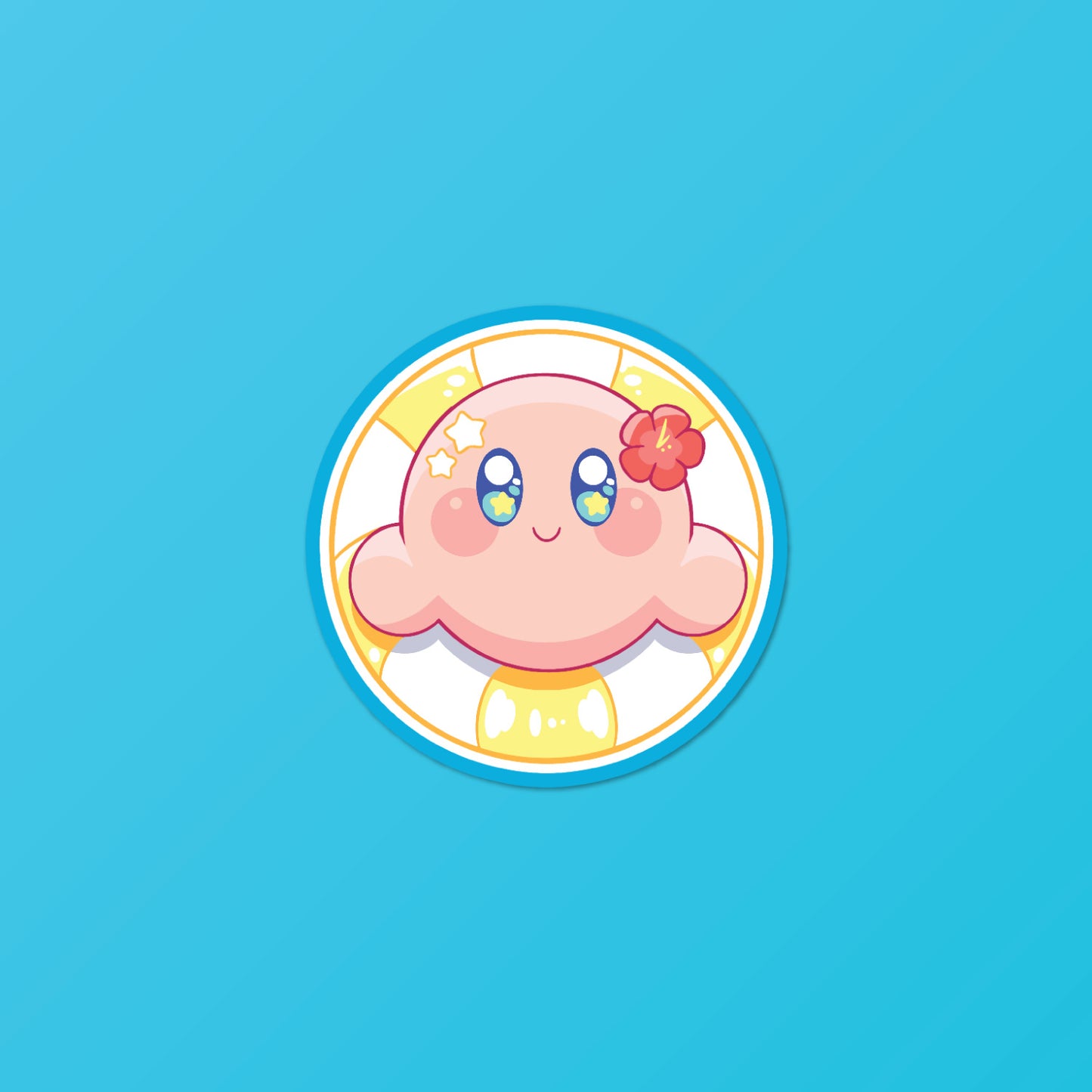 Swim Poyo Sticker