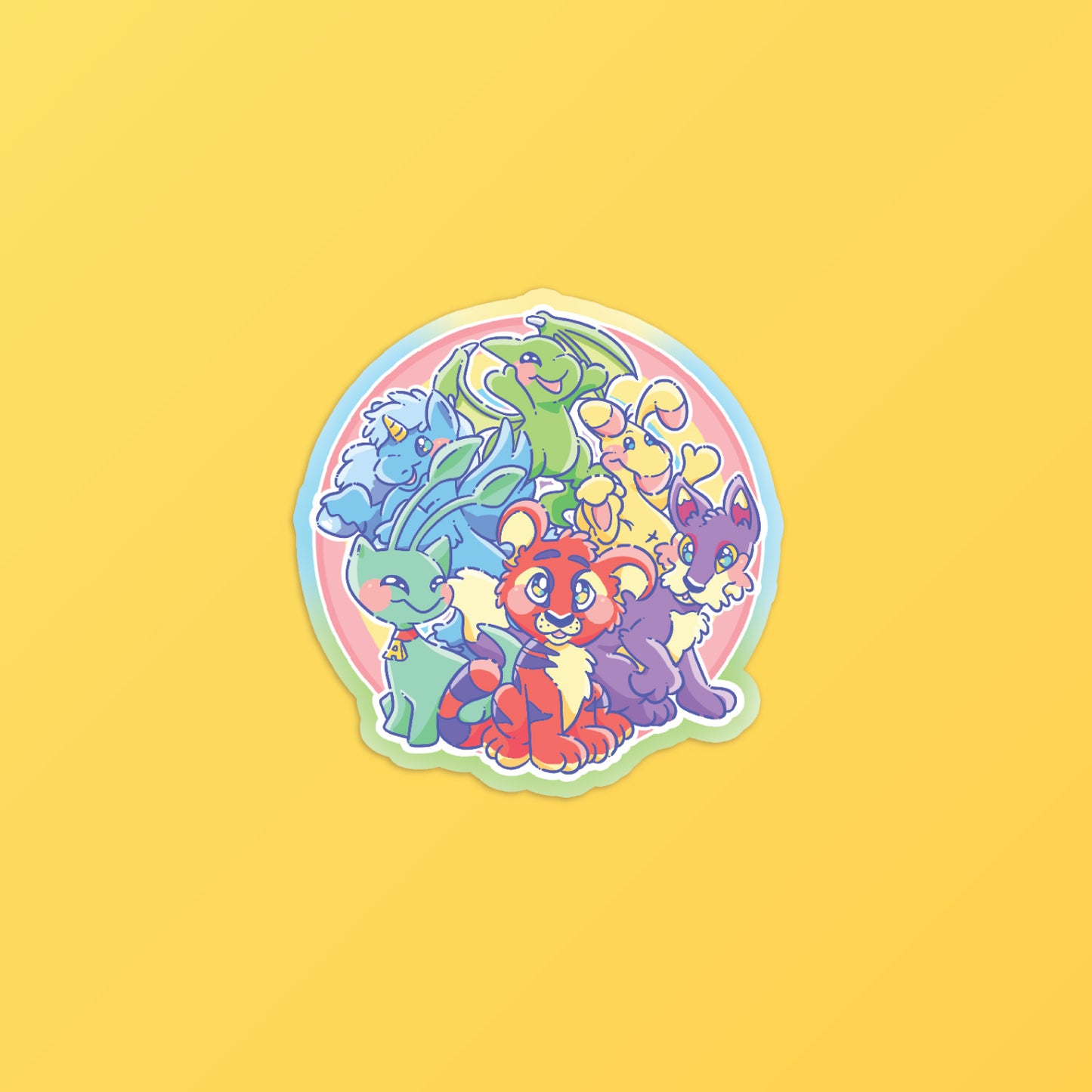 Virtual Pet Gang Sticker