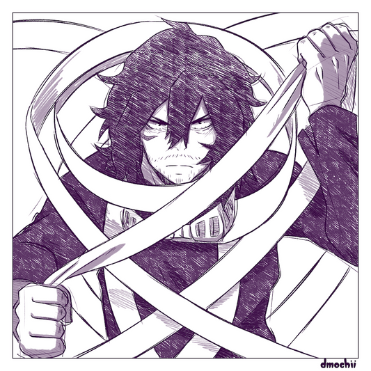 My Hero Sketch Print 10