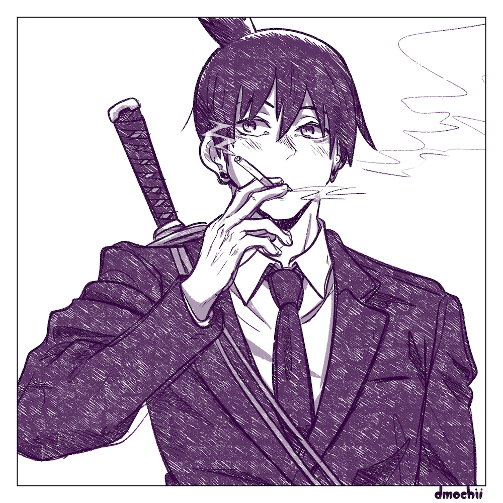 Chainsaw Sketch Print 5