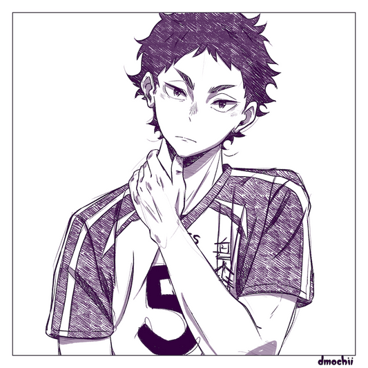 Volleyball Sketch Print 2