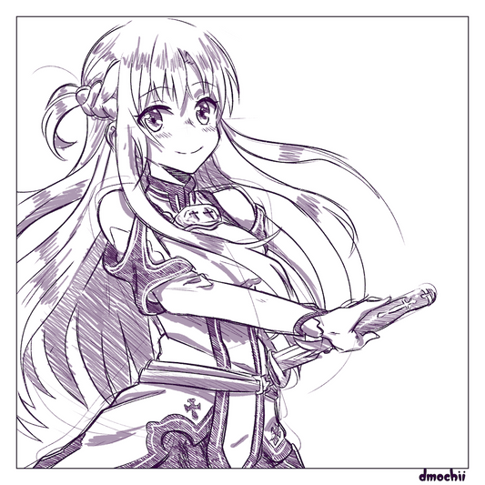 Sword Sketch Print 2