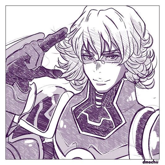 Tiger Bunny Sketch Print 2