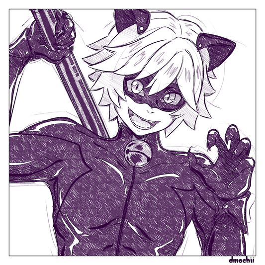 Ladybug Sketch Print