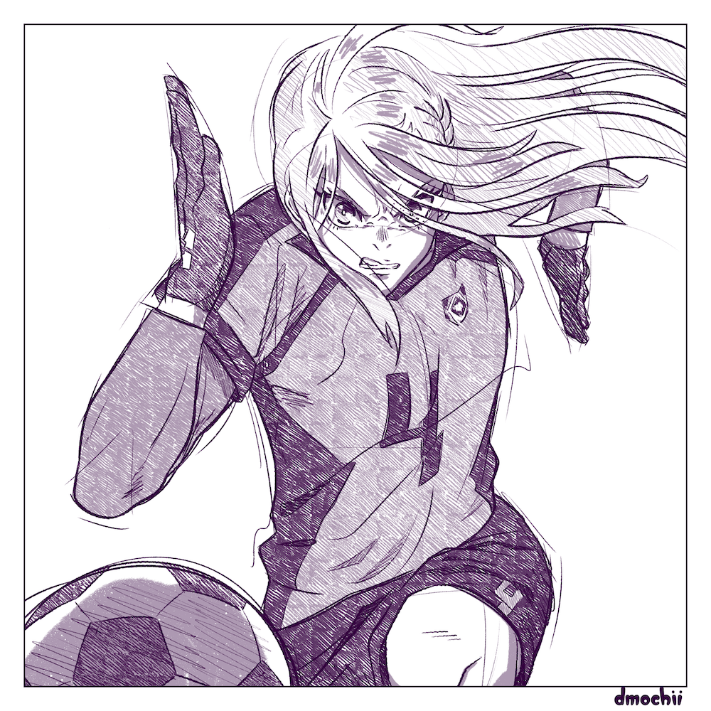 Soccer Sketch Print 4