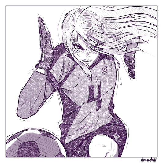 Soccer Sketch Print 4
