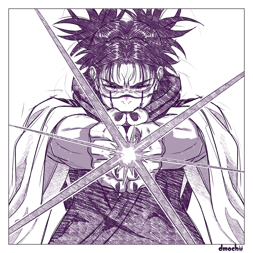 Jujutsu Sketch Print 9