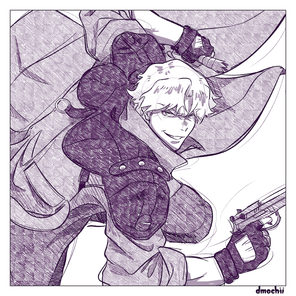 Devil Cry Sketch Print