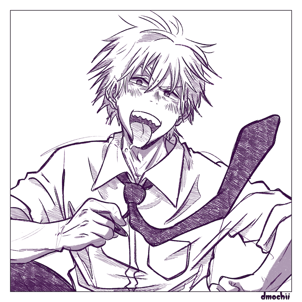 Chainsaw Sketch Print 2