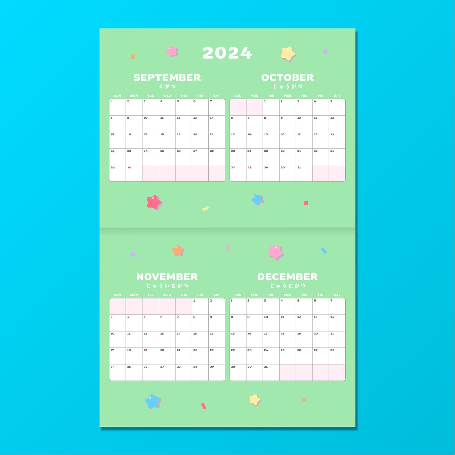 Poyo Poyo 2025 Calendar