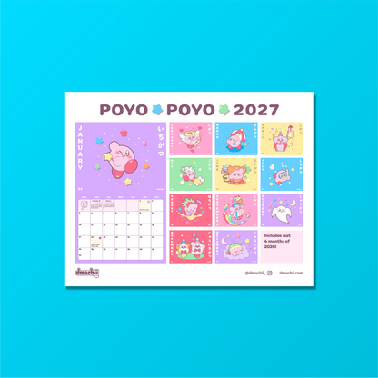 Poyo Poyo 2027 Calendar