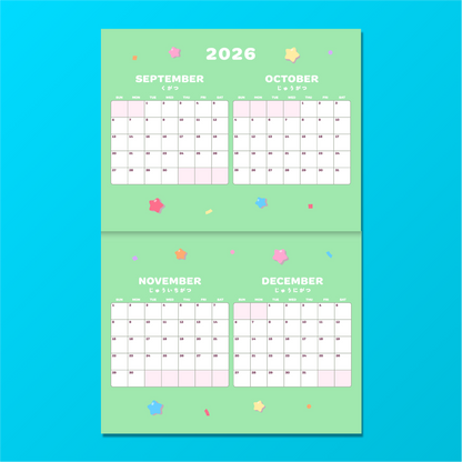 Poyo Poyo 2027 Calendar