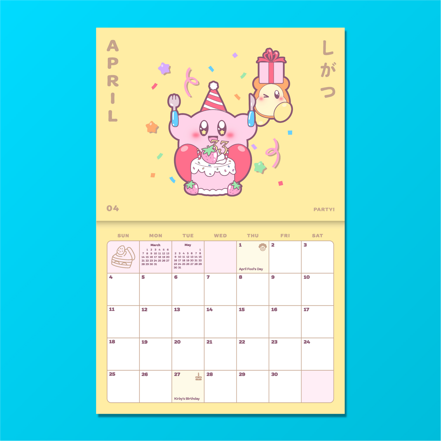 Poyo Poyo 2027 Calendar