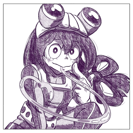 My Hero Sketch Print 6