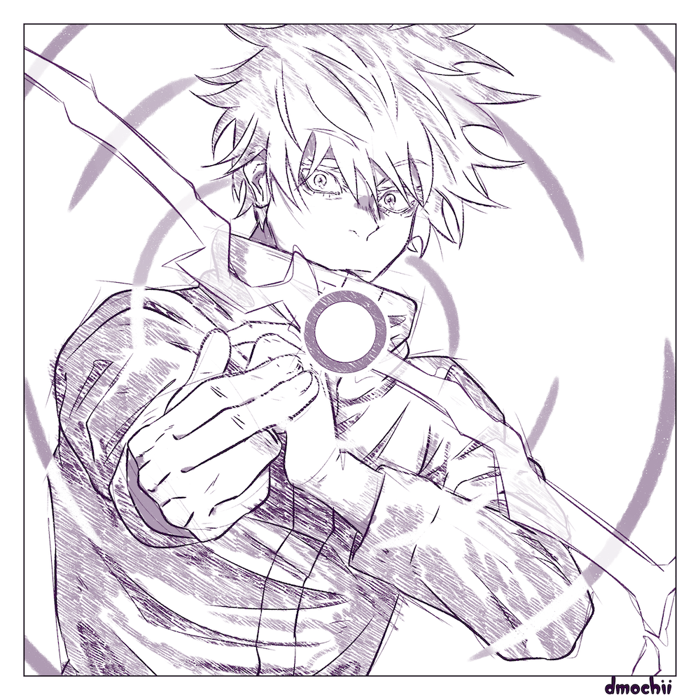 Jujutsu Sketch Print 3 V1