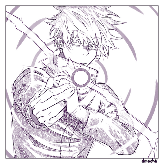 Jujutsu Sketch Print 3 V1