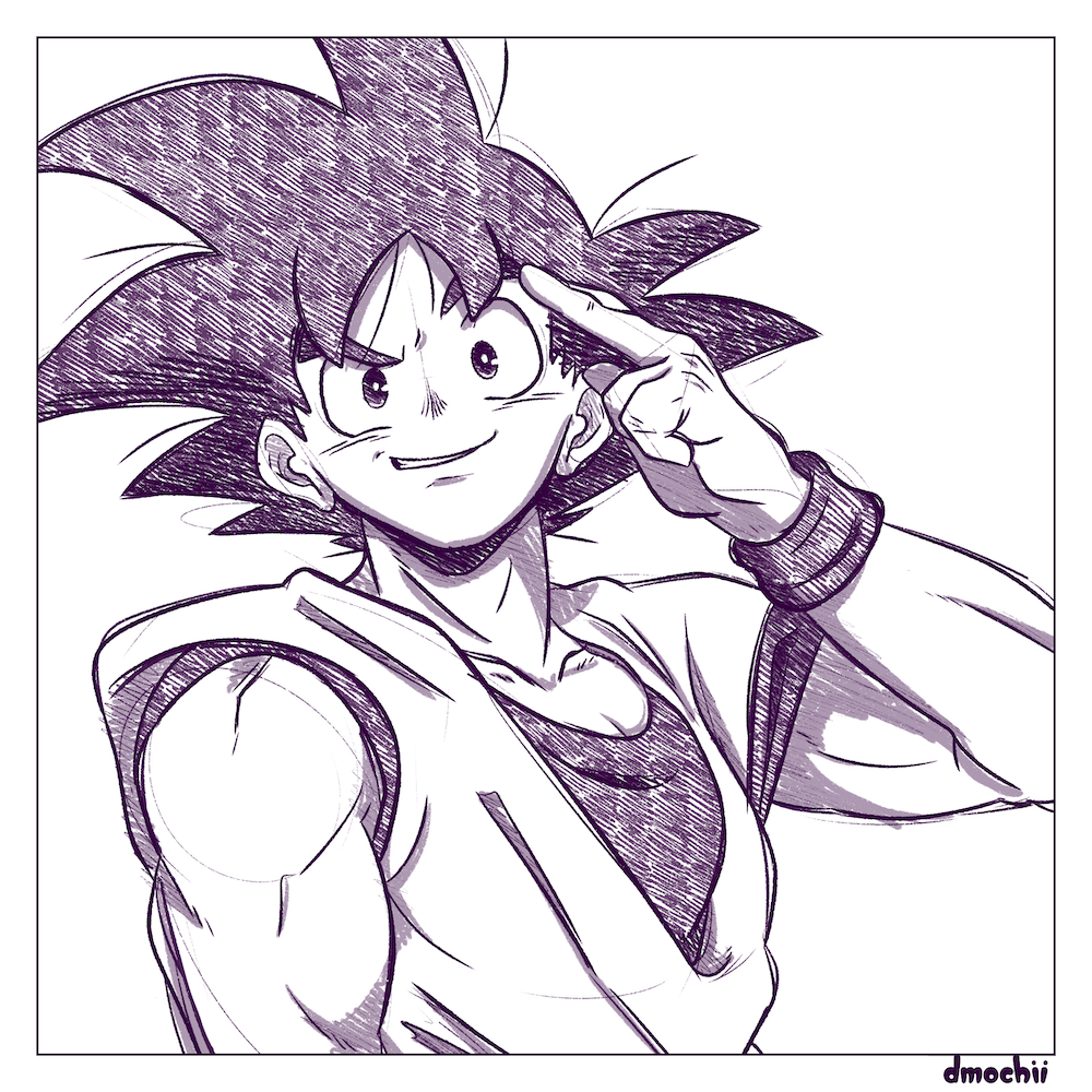 Dragon Sketch Print 1