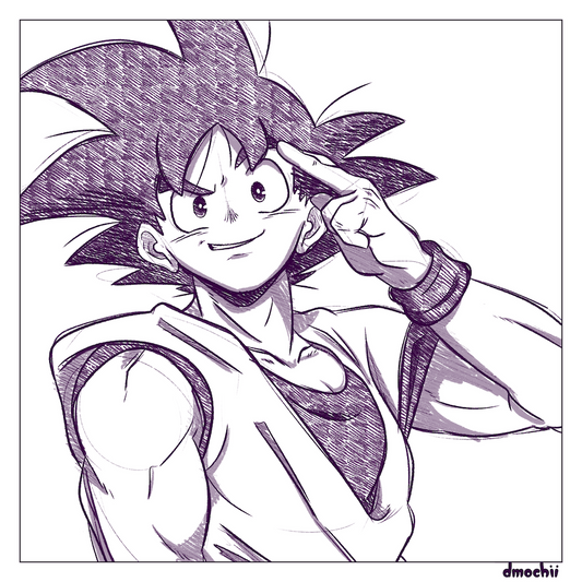 Dragon Sketch Print 1