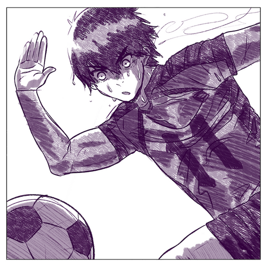 Soccer Sketch Print 1