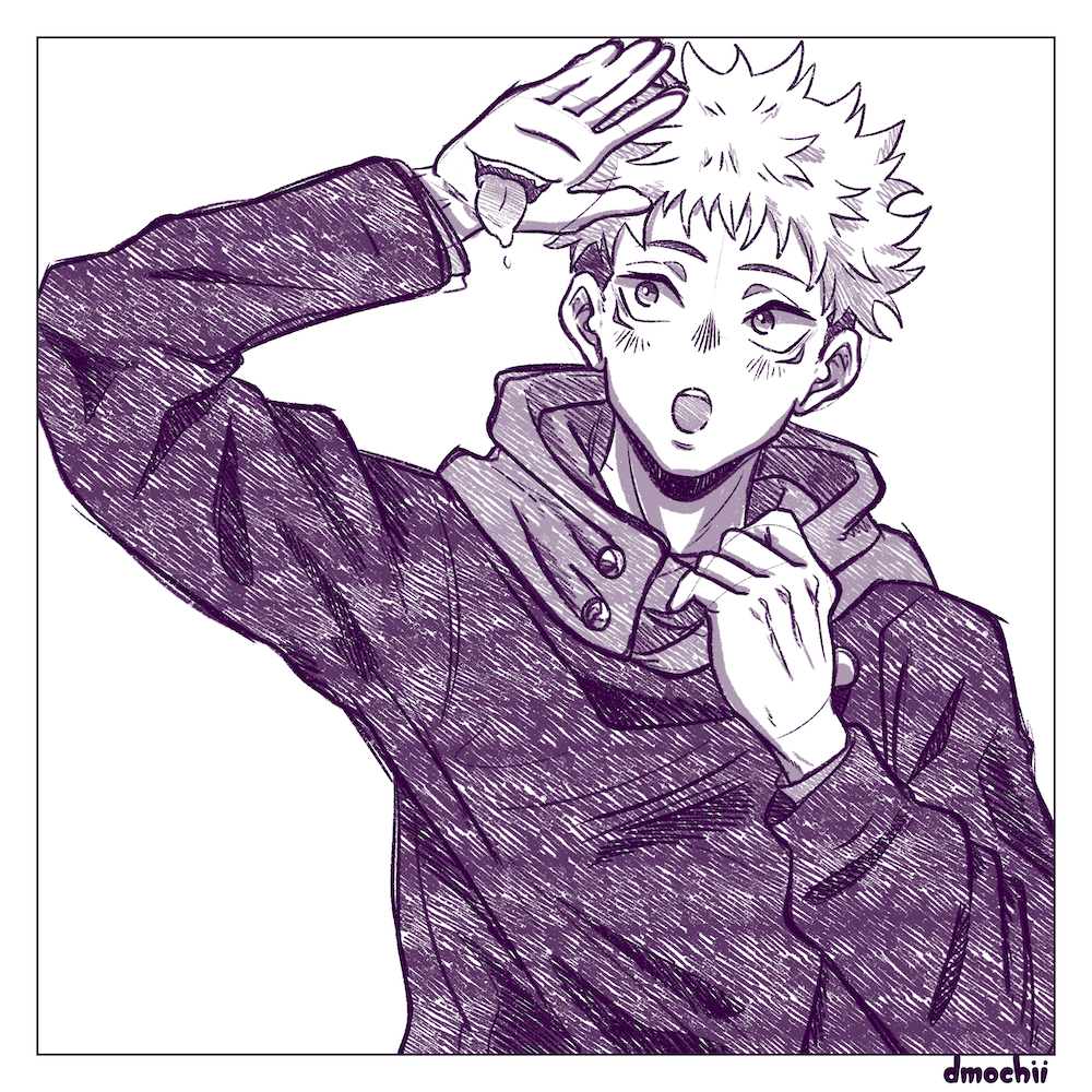 Jujutsu Sketch Print 1 V1