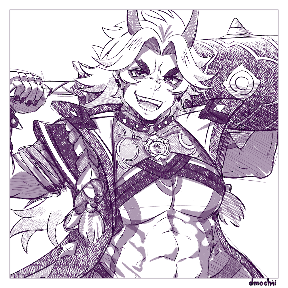 Impact Sketch Print 1