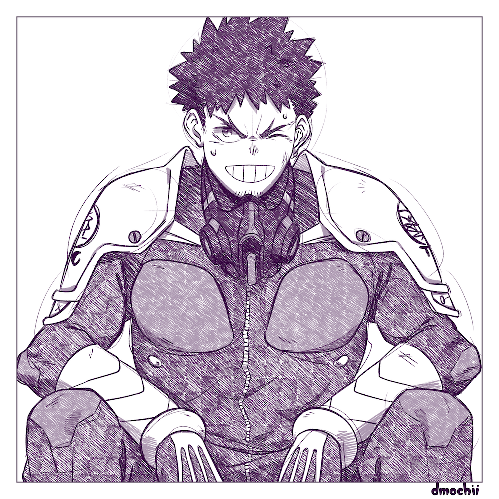 Kaiju Sketch Print 2