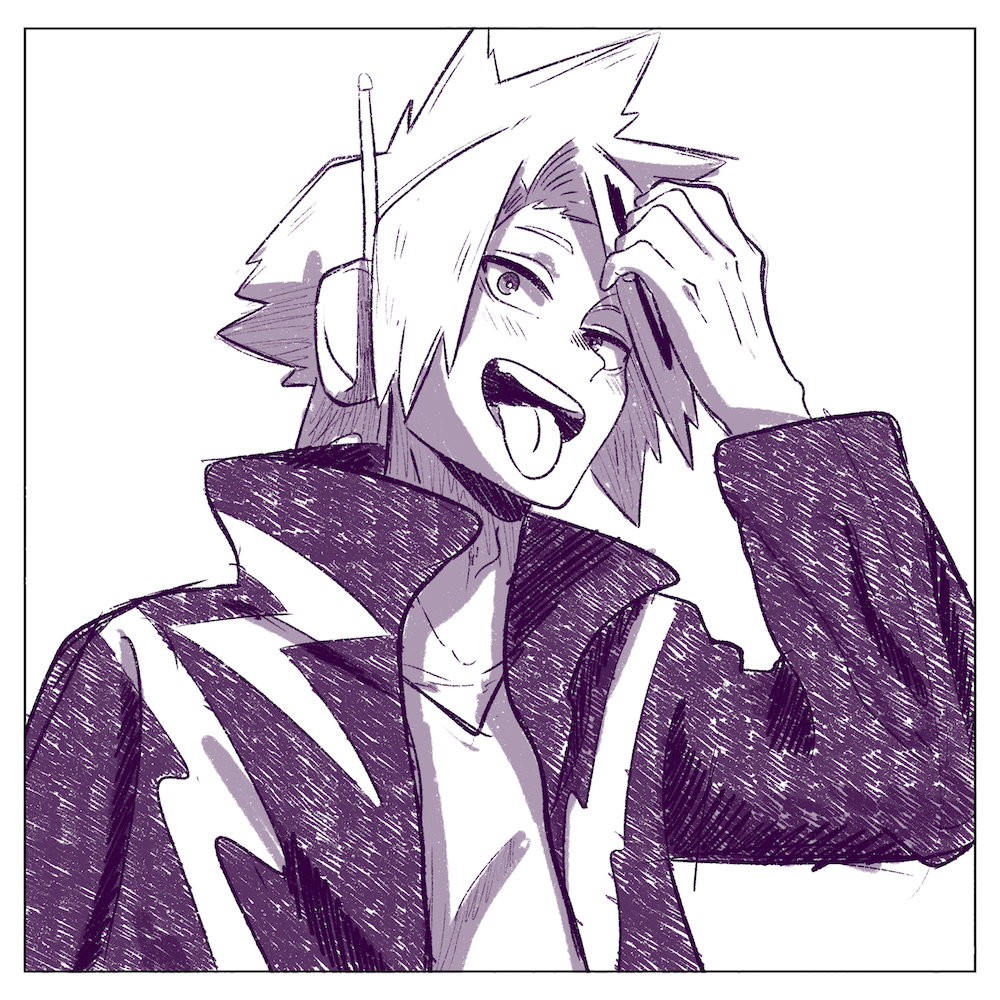 My Hero Sketch Print 5