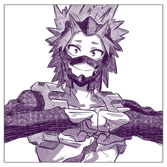 My Hero Sketch Print 3