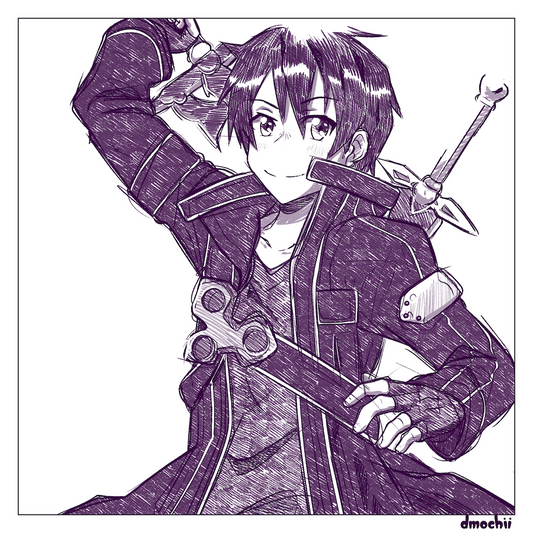 Sword Sketch Print 1