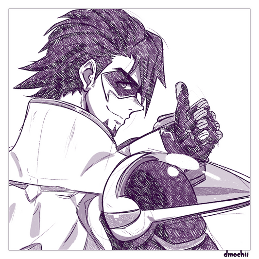 Tiger Bunny Sketch Print 1