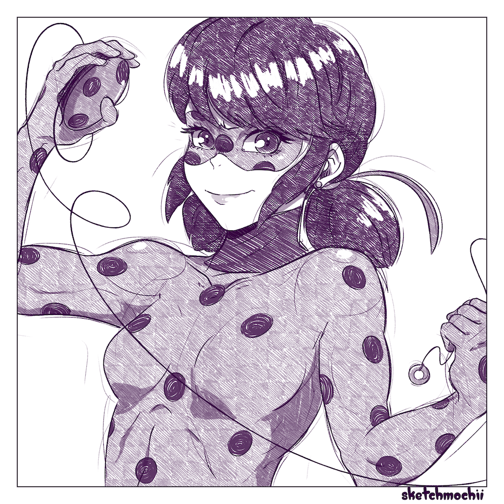 Ladybug Sketch Print 2