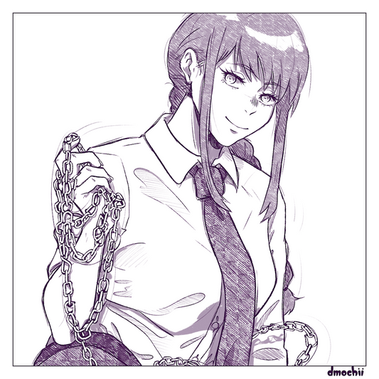 Chainsaw Sketch Print 3