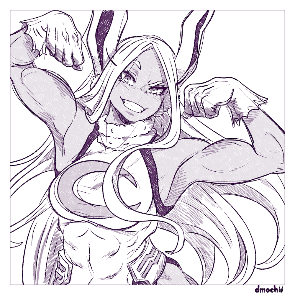 My Hero Sketch Print 12